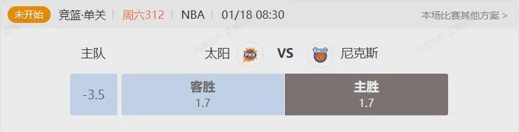 大乐透开奖结果查询-聚焦NBA大战 尼克斯VS太阳！